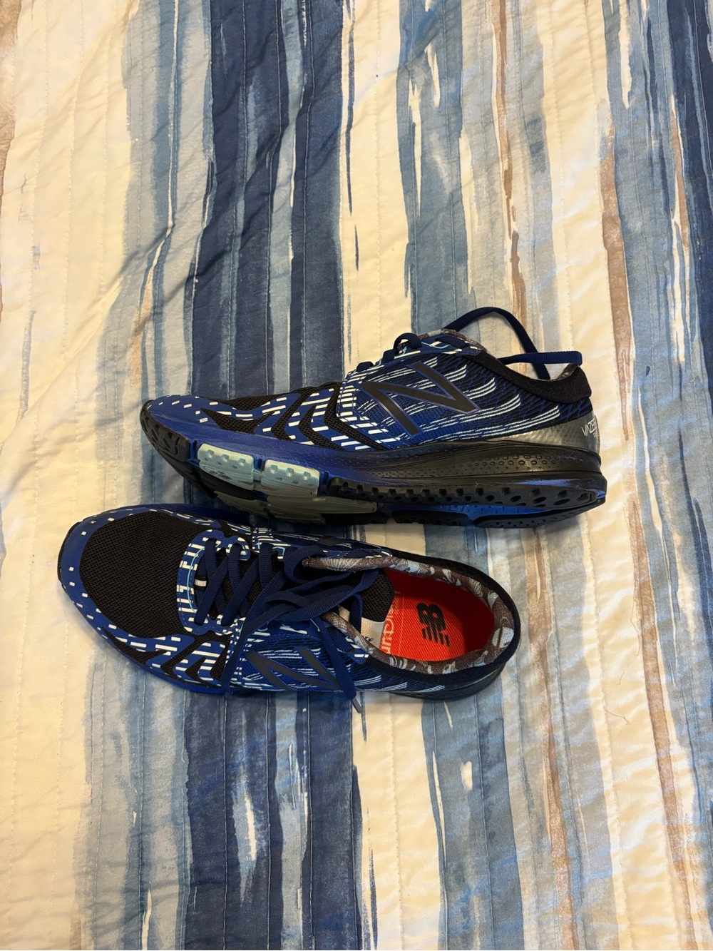 Disney Run Space Mountain Blue and Black Athletic Sneaker with Red Insole
